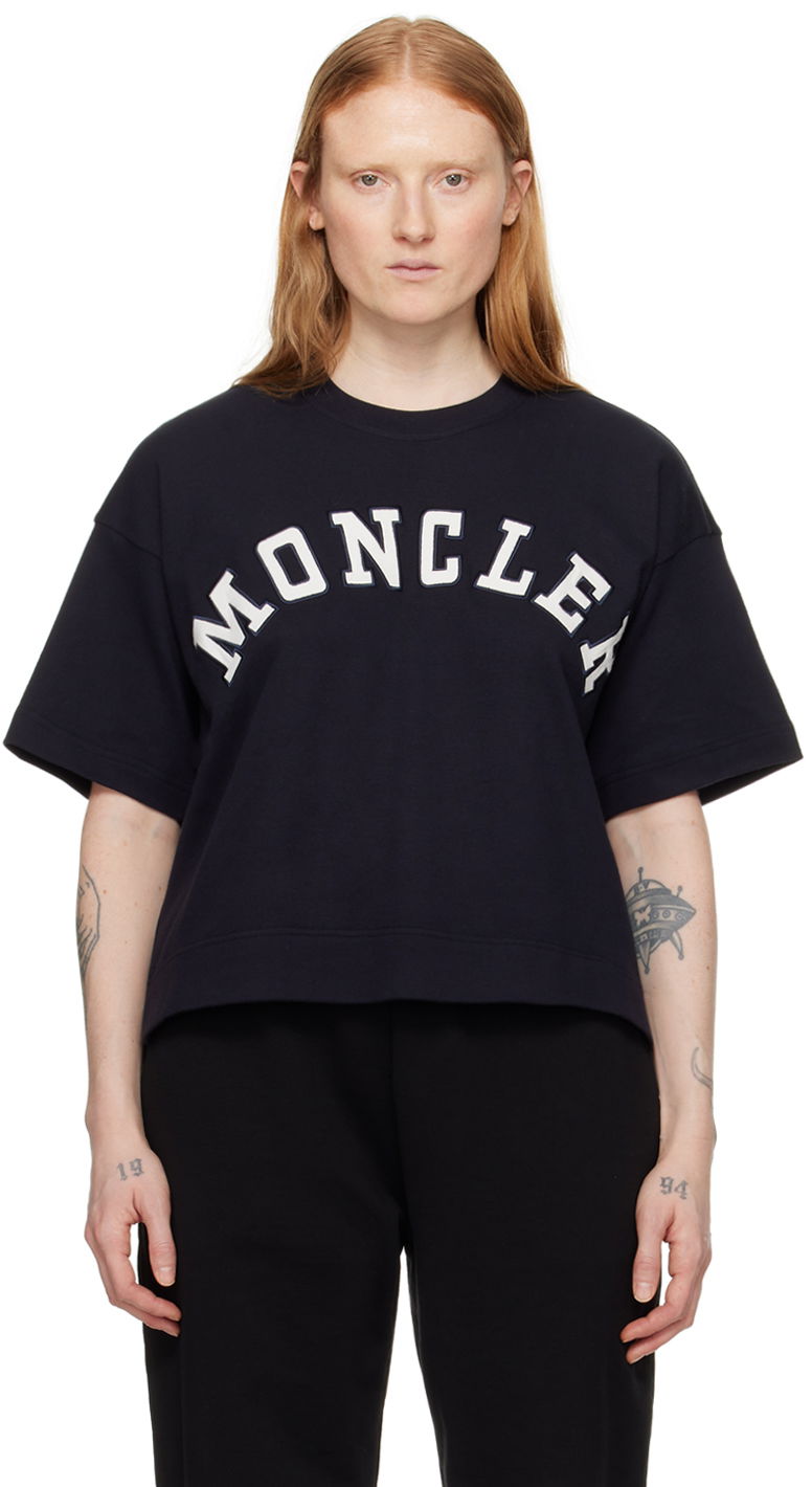 Majica Moncler Maglia T-Shirt Mornarica | J10938C0001889AJ0