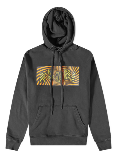 Pulover Ksubi Biggie Spiral Hoody Črna | MPS23FL010