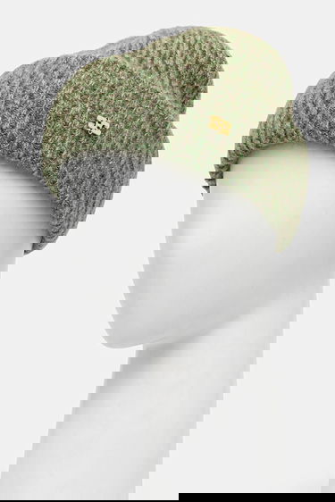 Beanie GANNI Ribbed Melange Brushed Mohair Beanie Večbarvna | A7097, 1