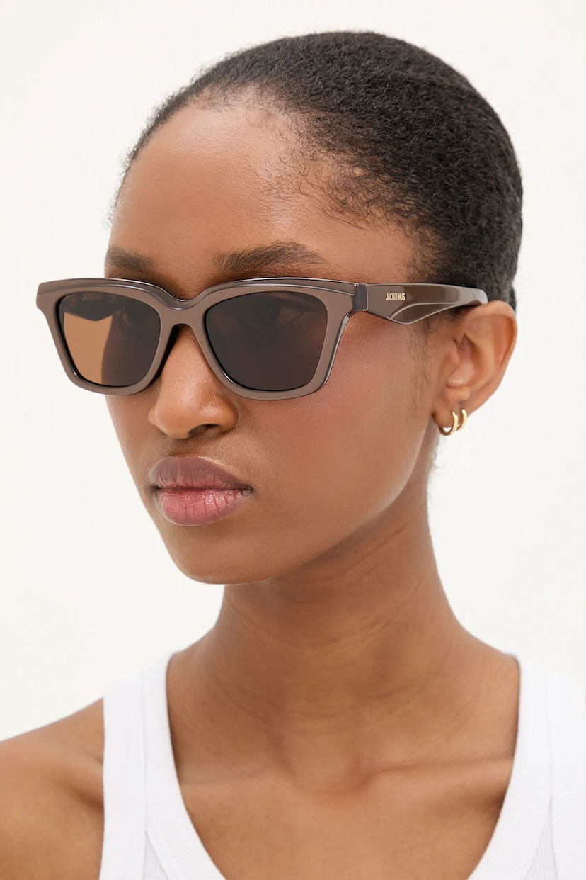 Sončna očala Jacquemus Jacquemus CARRE Sunglasses Rjava | JAC109C1SUN
