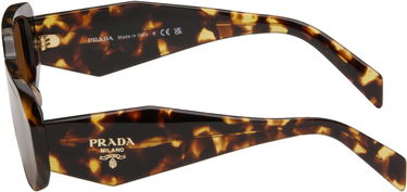 Sončna očala Prada Rounded Rectangle Acetate Sunglasses Rjava | 0PR 17WSF 8056597753647, 2