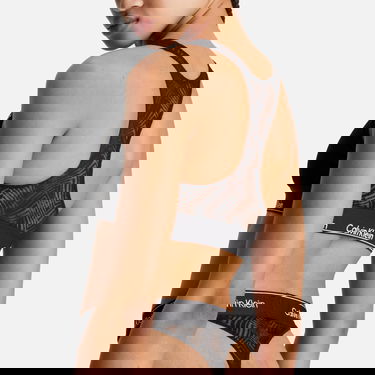 Oblačila in dodatki CALVIN KLEIN Modern Semi-Sheer Stretch-Lace Unlined Bralette - XS Črna | 000QF7708EUB1, 0