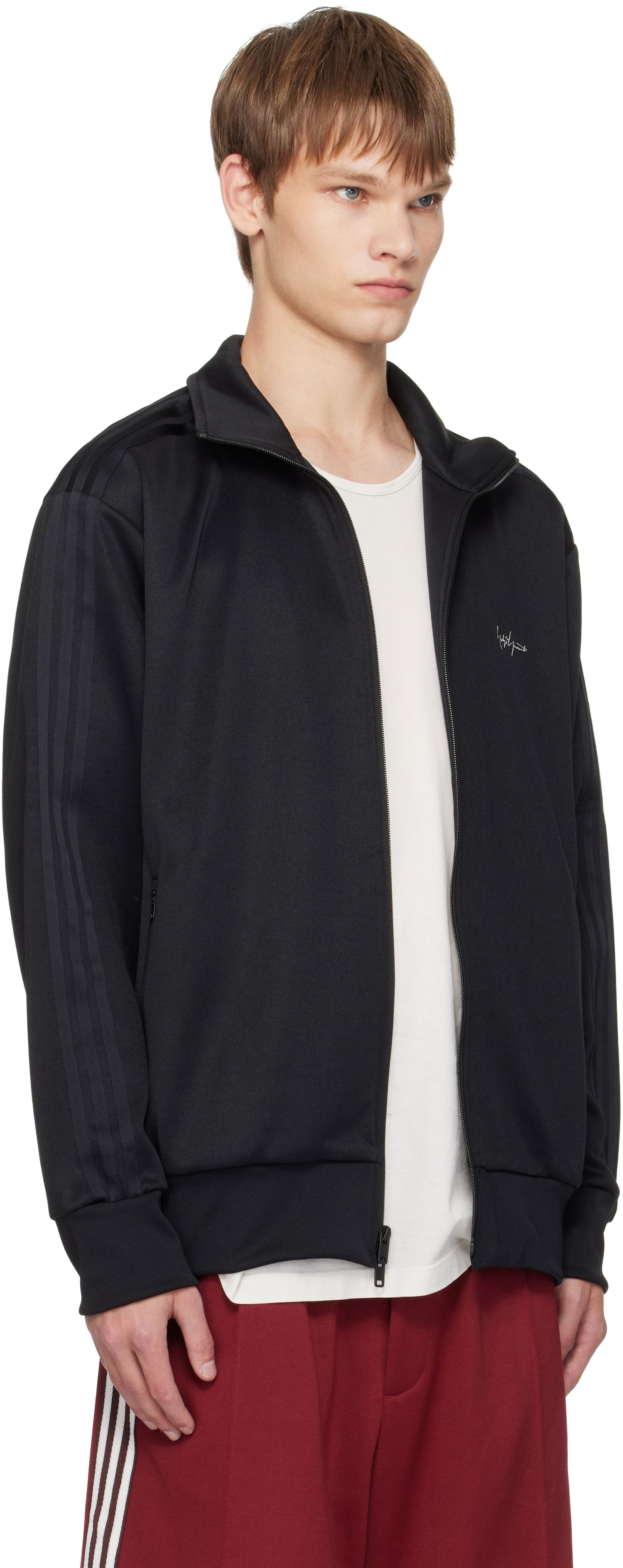 Jakna Yohji Yamamoto Y-3 Yohji Yamamoto Kuro Track Jacket Črna | KA9657, 1