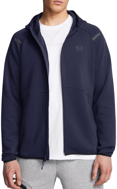 Pulover Under Armour Fleece Full-Zip Hoodie Mornarica | 1389352-410, 0