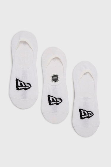 Nogavice New Era Flag Invisible Socks Bela | 13113641, 0