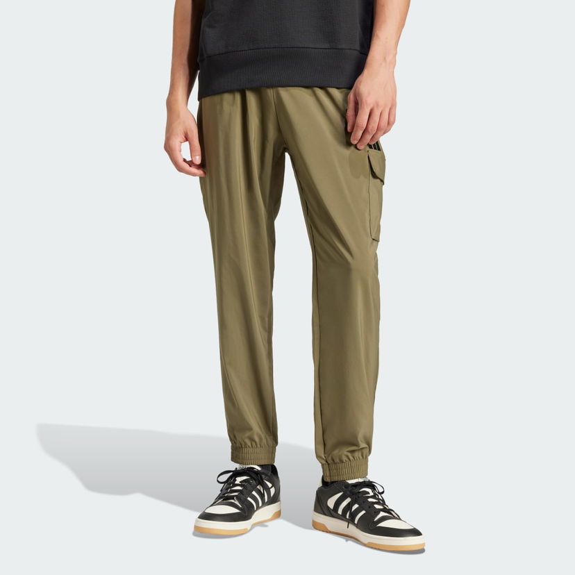 Cargo hlače adidas Performance Essentials Small Logo Cargo Pants Zelena | JD1824