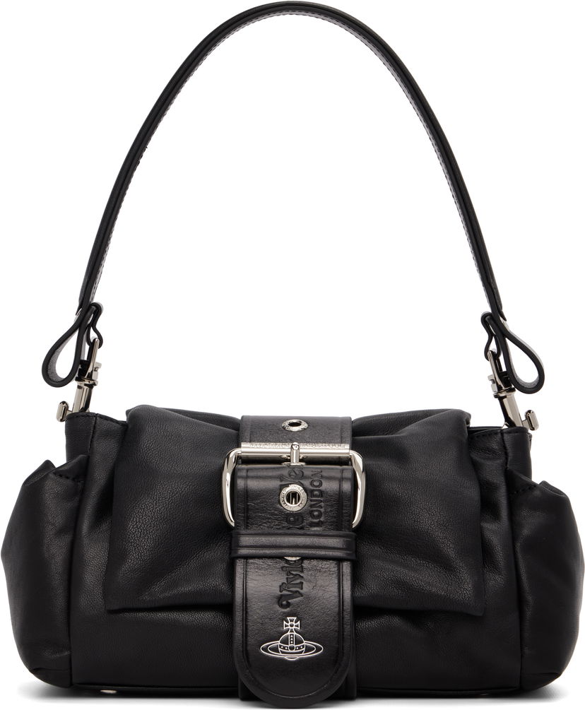 Torba za čez ramo Vivienne Westwood Vivienne Westwood Hazel Treasure Shoulder Bag Črna | 4602000PW-L00BX-