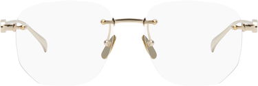 Sončna očala Gucci Gucci Block Text Square Rimless Glasses Kovinski | GG1806O-002, 0