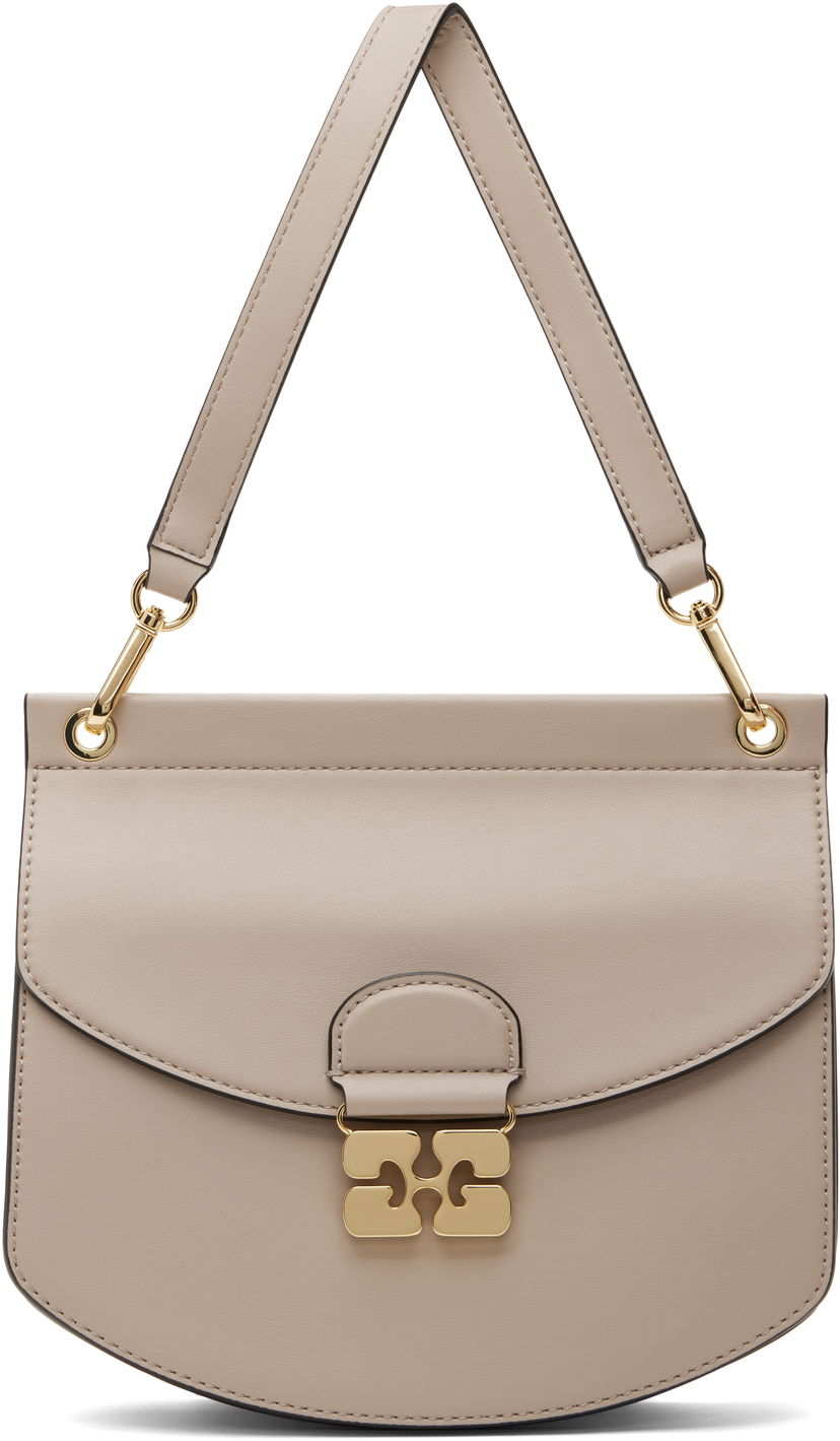 Torbica GANNI GANNI Small Apo-G Shoulder Bag Bež | A6460