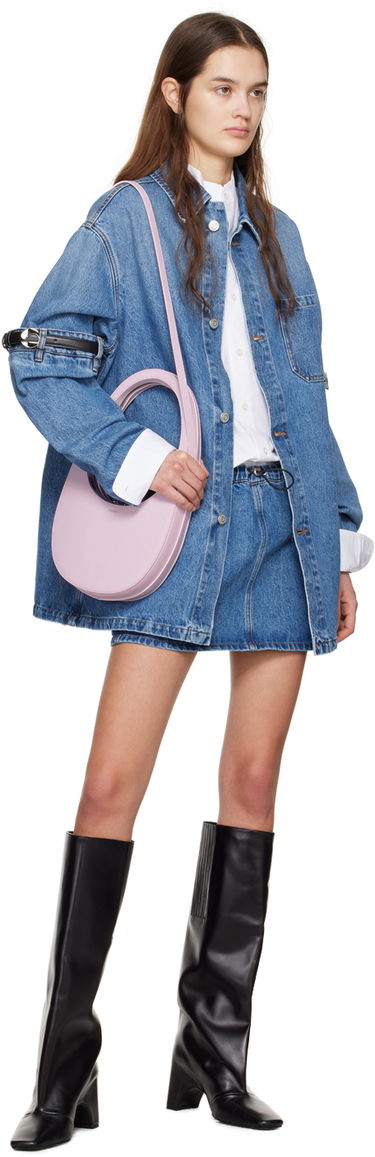 Jakna Coperni Coperni Denim Jacket with Open Elbow Detail Modra | COPCH36202, 3