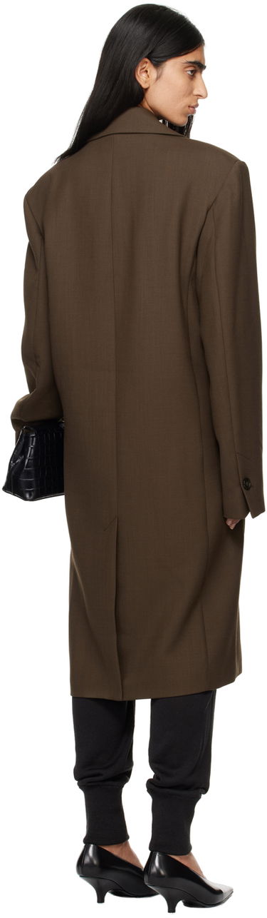 Torba za čez ramo TOTEME TOTEME Midi Double Breasted Coat Črna | 244-WRO0147-FB0061, 2