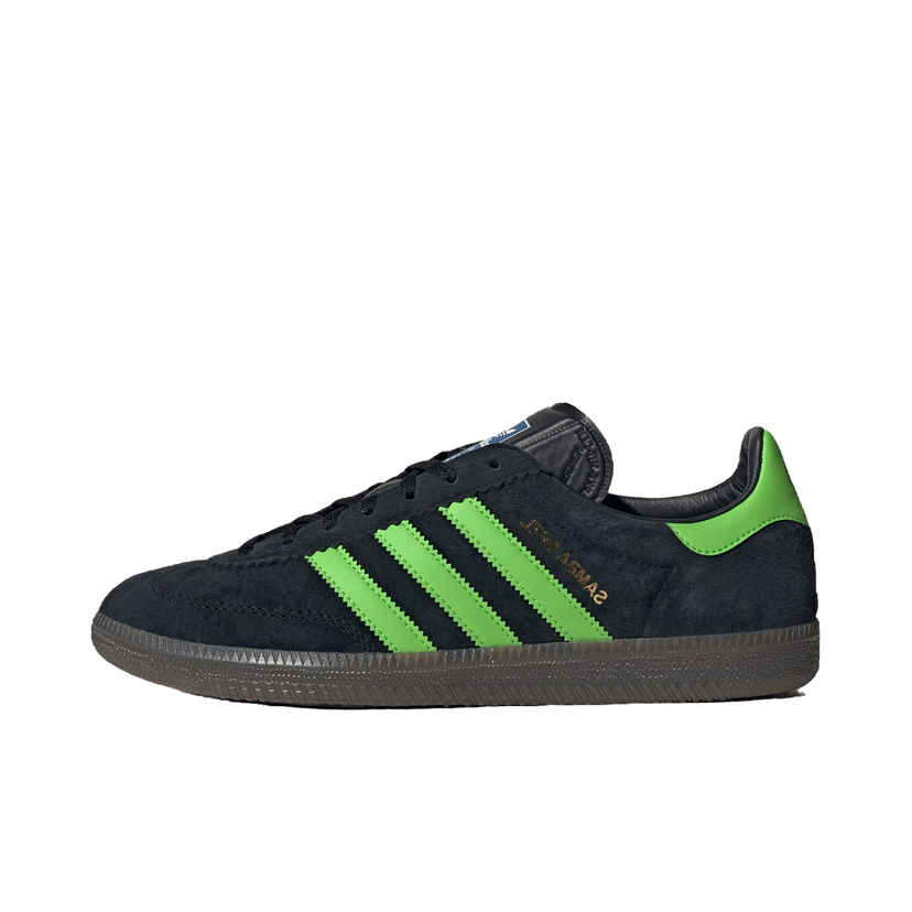 Superge in čevlji adidas Originals Samba Deco SPZL Black Lucid Lime Zelena | IF5738