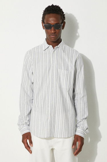 Srajce Samsoe Samsoe Samsoe Samsoe Regular Fit Shirt with Classic Collar Bela | M23200057, 0