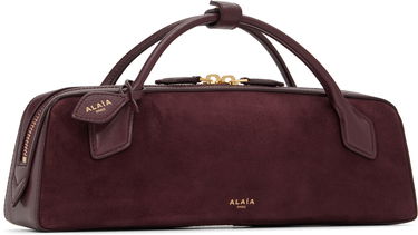 Torbica Alaïa ALAÏA 'Le Teckel' Suede Clutch Bag Bordo | AA1S06026CA577, 1