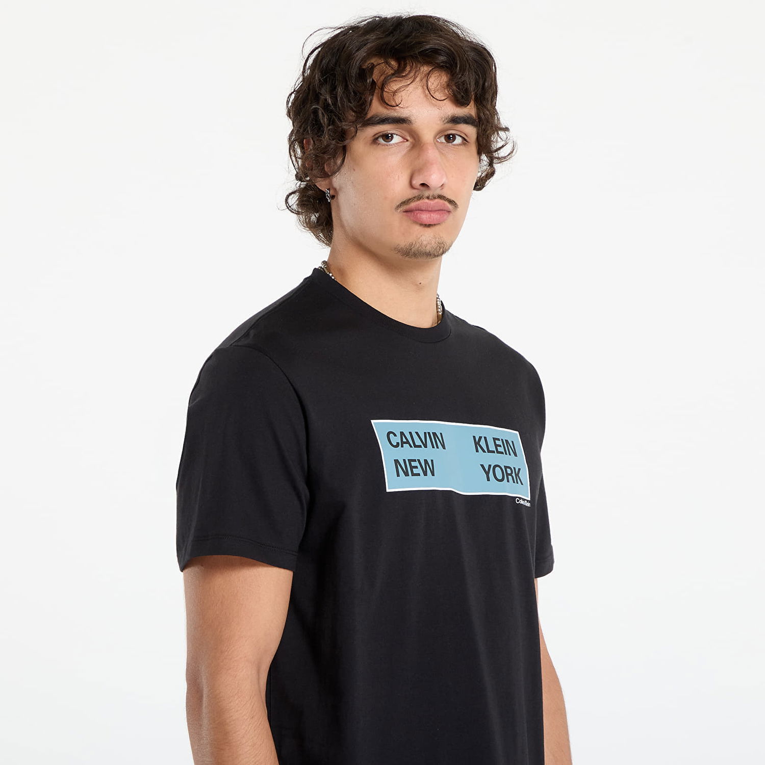 Majica CALVIN KLEIN Calvin Klein Jeans SS CK NY Box Graphic Tee Črna | LV04RD816G UB1, 1