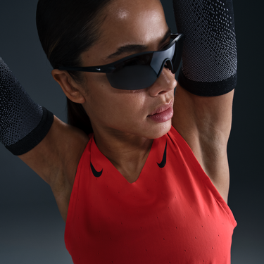 Majica brez rokavov Nike AeroSwift Singlet Rdeča | fn2504-696, 3