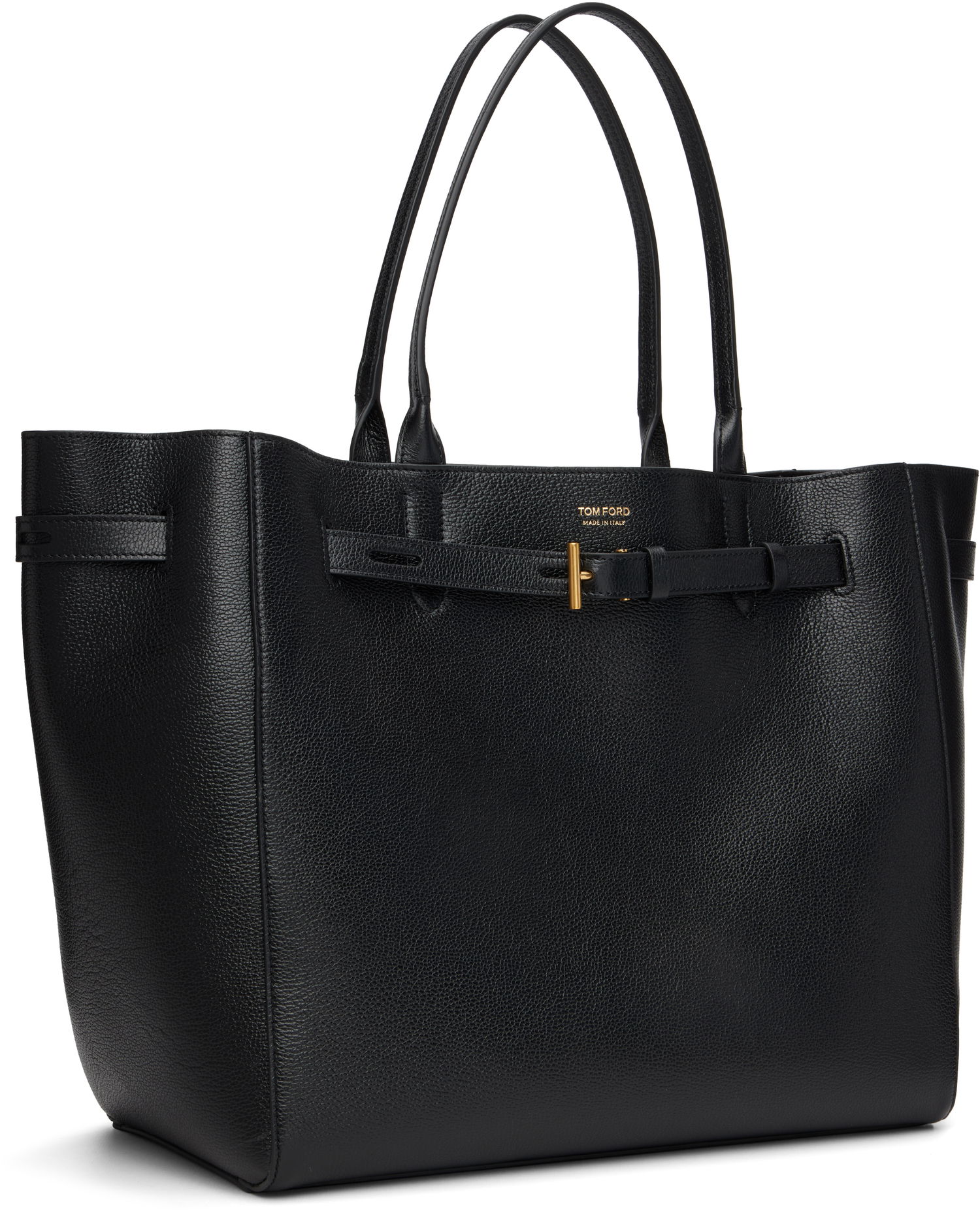 Tote bag Tom Ford Tom Ford Grain Leather Large Tote Črna | L1823-LCL429X, 1