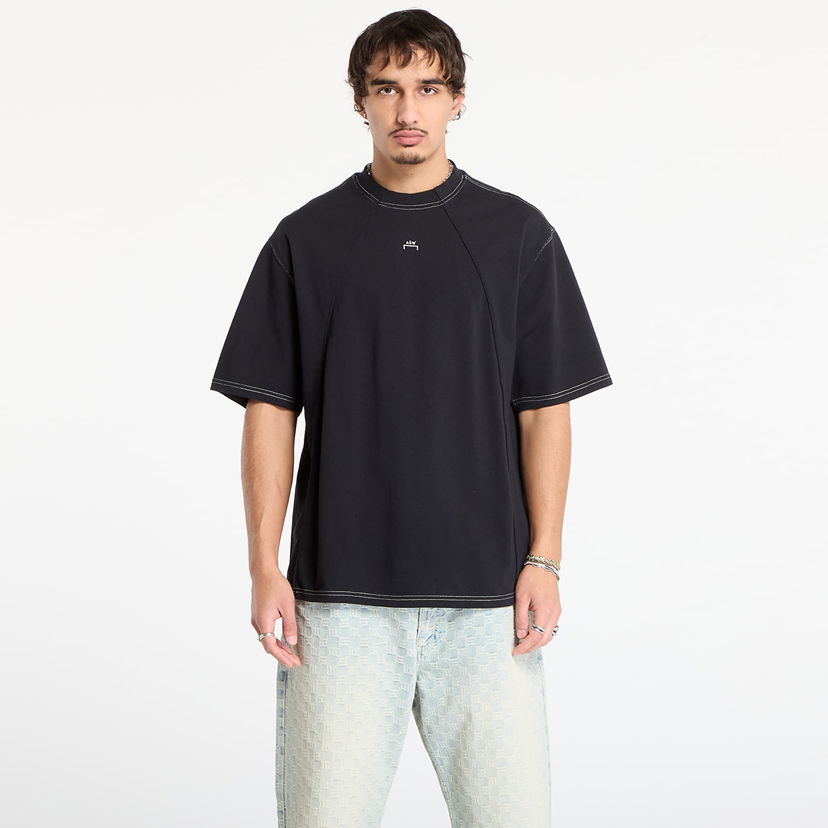 Majica A-COLD-WALL* Millbank Short Sleeve T-shirt with Exposed Stitching Črna | ACWMTS230 Black