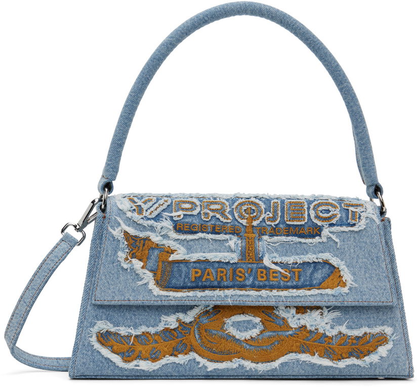 Torba za čez ramo Y/PROJECT Shoulder Bag Modra | 620BA003