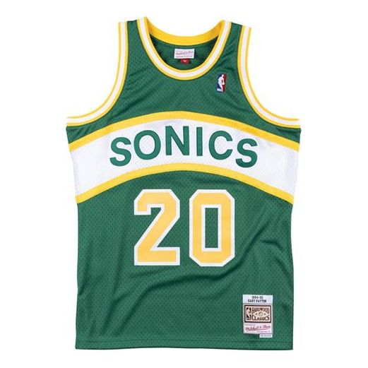 Dres Mitchell & Ness Mitchell & Ness Swingman Jersey Seattle SuperSonics Gary Payton 1994-95 Zelena | SMJYGS18044-SSUKYGN194GPA