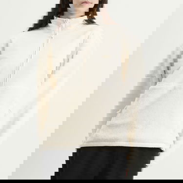 Pulover SKIMS Teddy Fleece Half Zip High-Neck Pullover with Pockets Bela | PL-PLO-9944W-ECU, 2