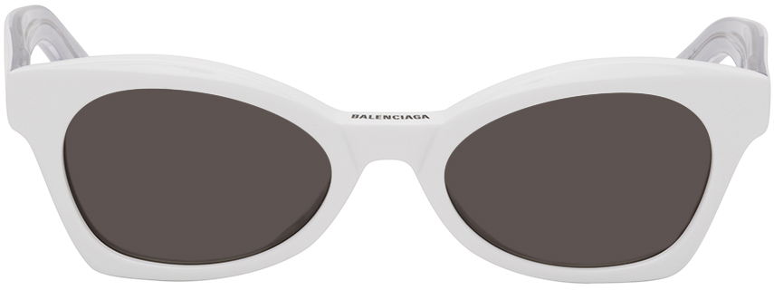 Sončna očala Balenciaga Sharp Butterfly Sunglasses Bela | BB0230S, 0