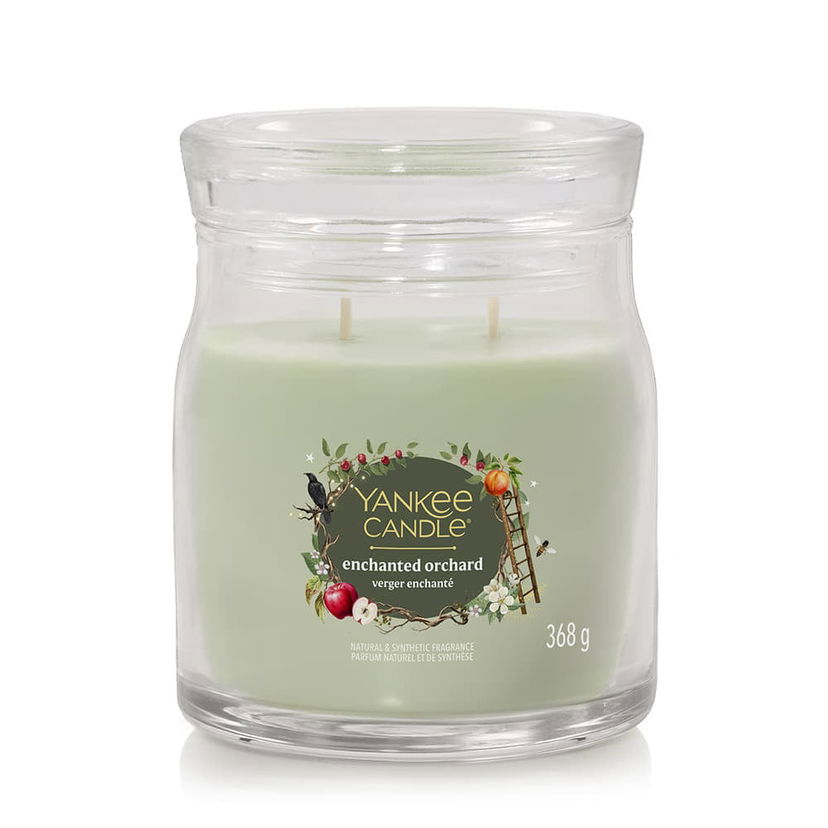 Sveče Yankee Candle Signature Medium Jar 2 Wicks Enchanted Orchard Zelena | 43497