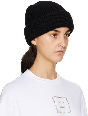Beanie ADER ERROR ADER error Logo Rib Knit Beanie Črna | BLAFWBE03BK, 1