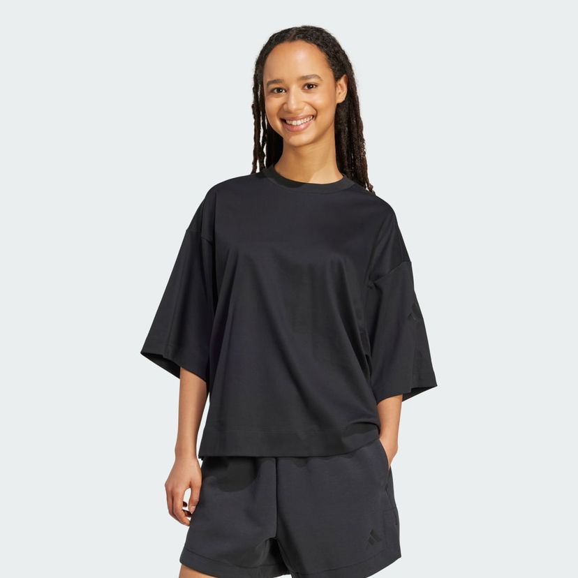 Majica adidas Performance ALL SZN Soft Lux Relaxed Fit T-Shirt Črna | JM3800