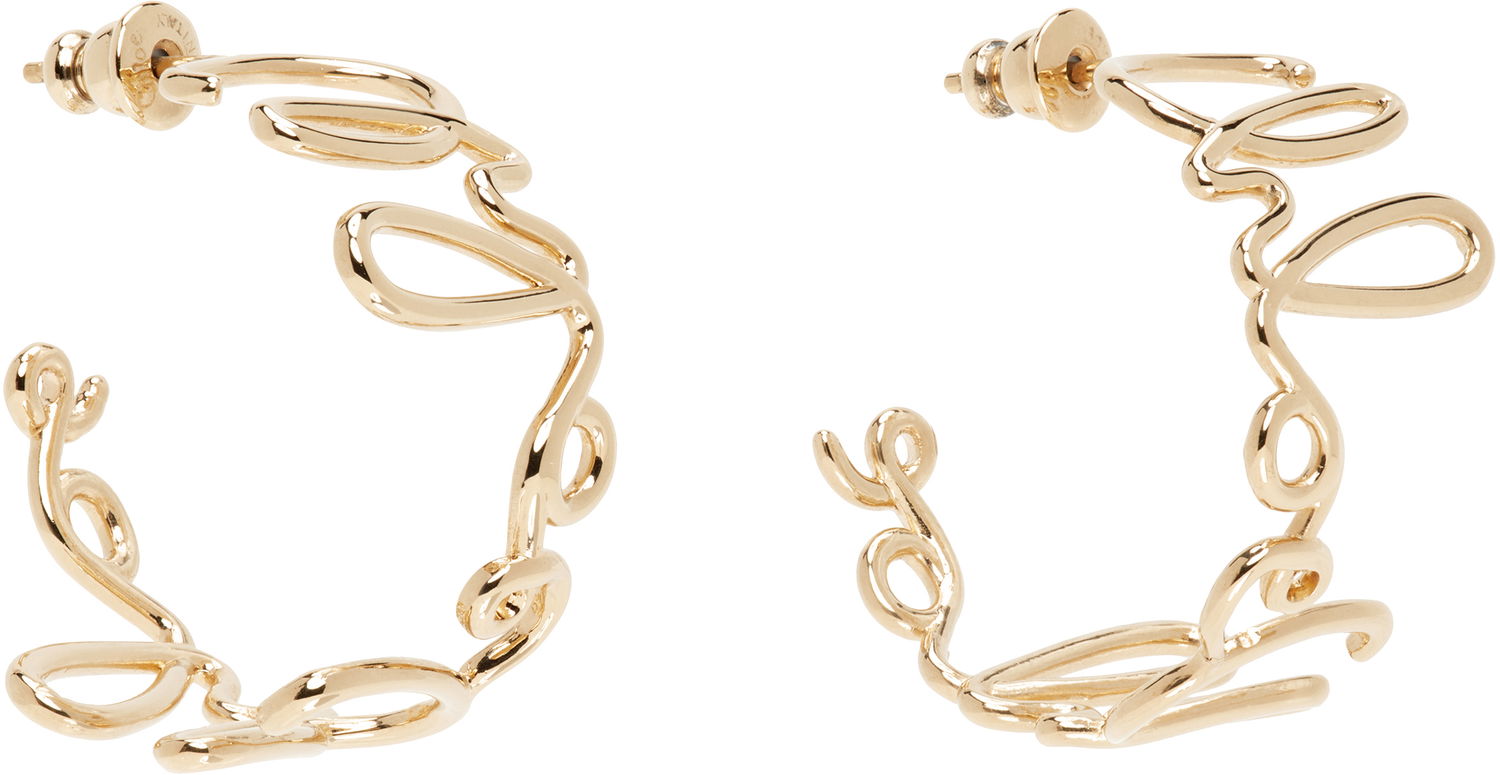 Prstan CHLOÉ Chloé 'The Chloé Iconic Hoop' Earrings Kovinski | CHC24WFE04CB7, 1