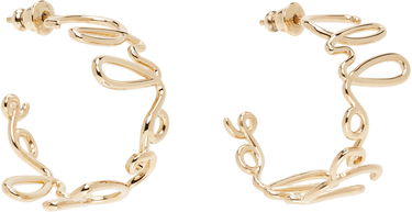 Prstan CHLOÉ Chloé 'The Chloé Iconic Hoop' Earrings Kovinski | CHC24WFE04CB7, 1