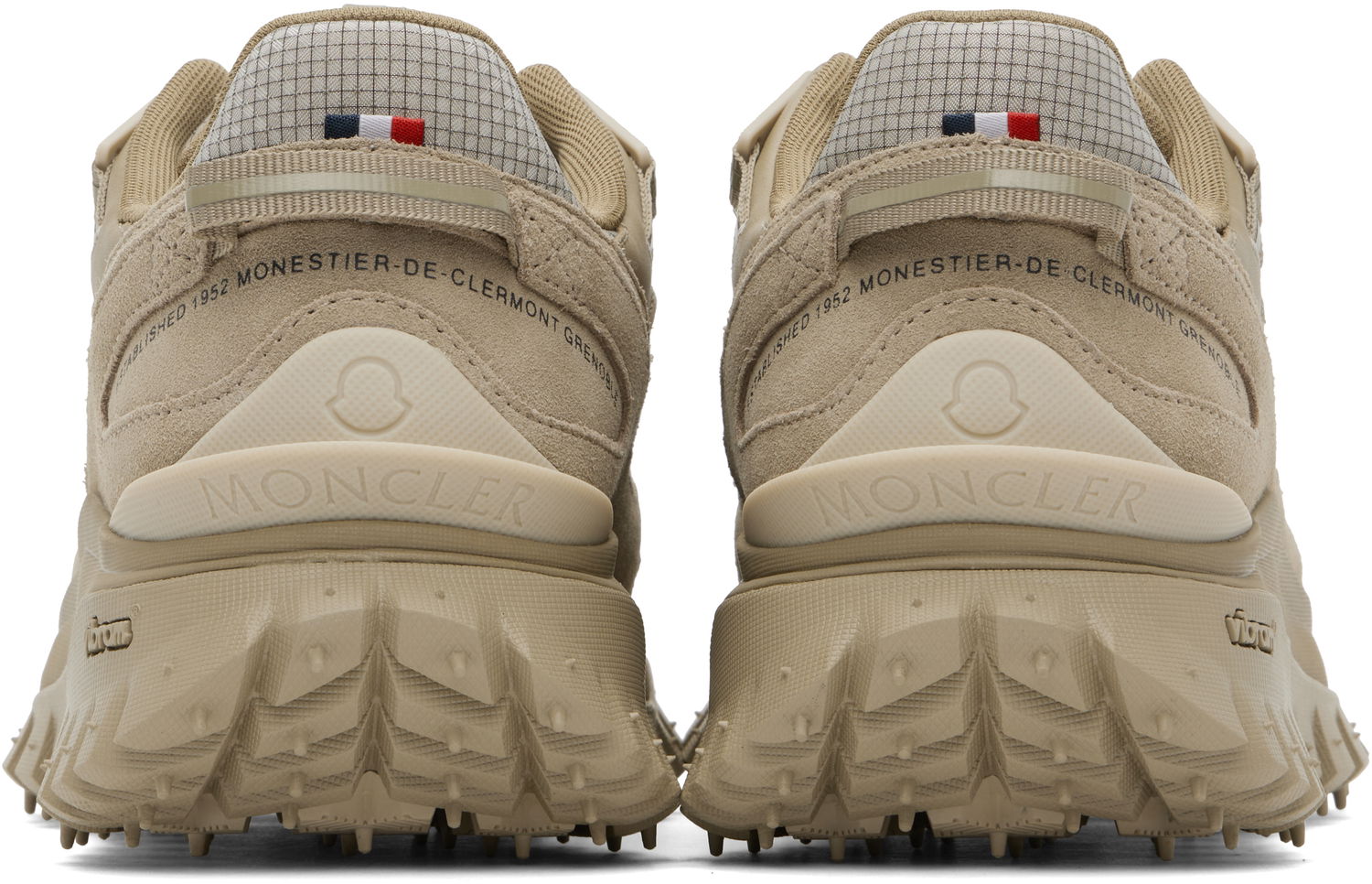Superge in čevlji Moncler Moncler Trailgrip Low Top Bež | K109A4M00100M5552, 1