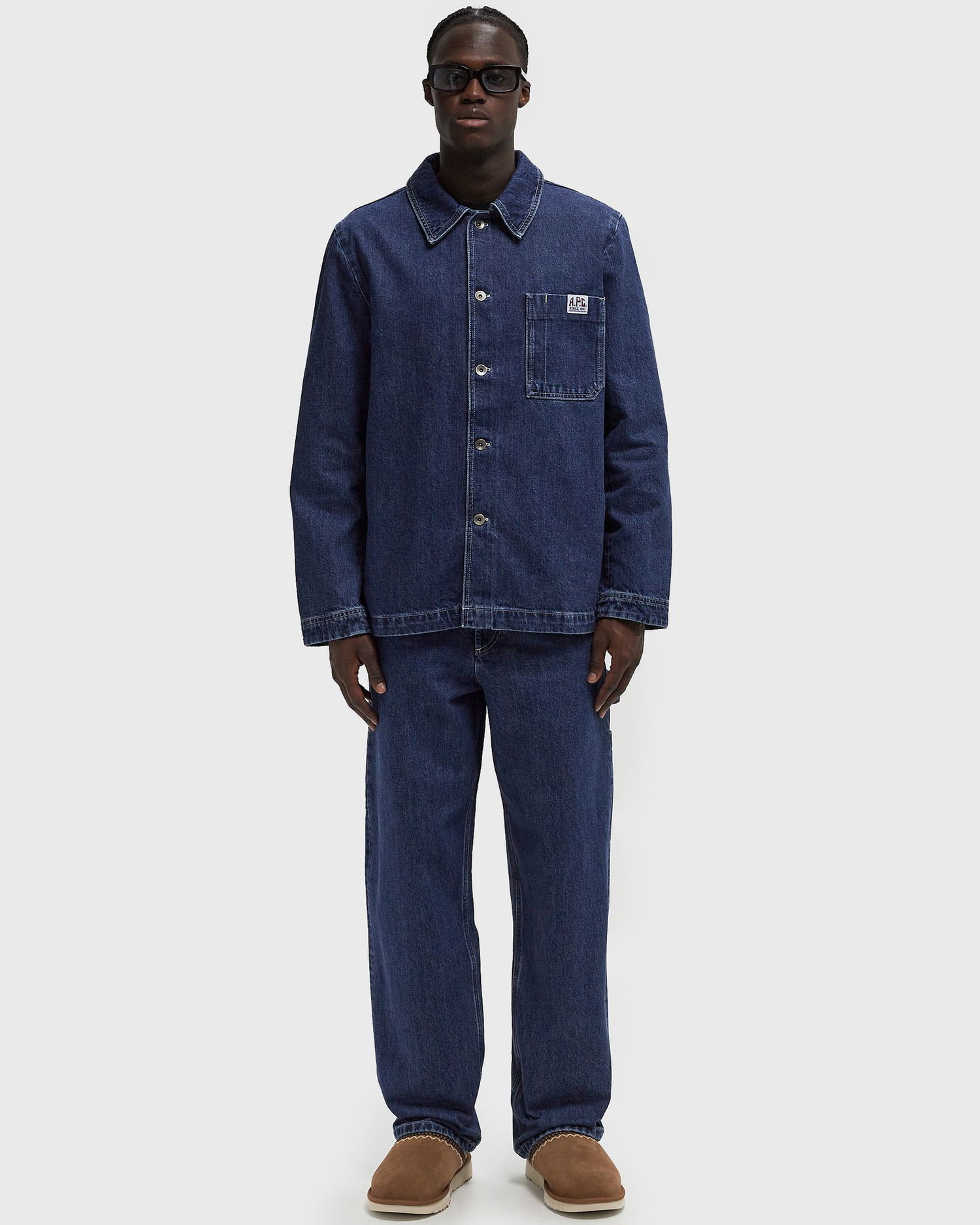 Srajce A.P.C. Denim Chore Jacket Mornarica | COHET-H02994-IAL, 1