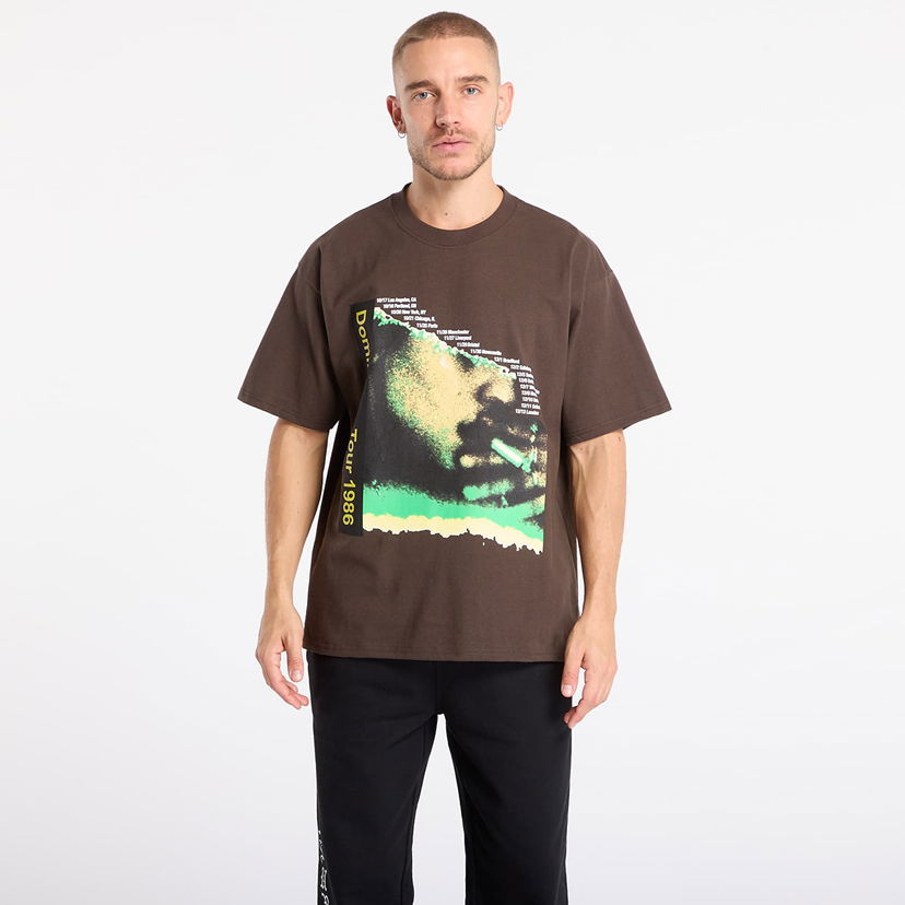 Majica Pleasures Domination T-Shirt Rjava | P25F070-BROWN