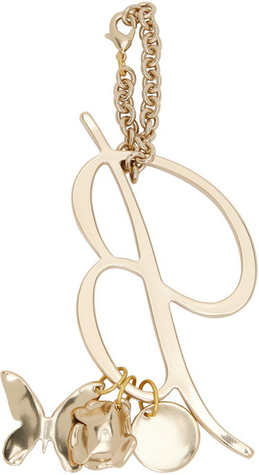 Obeski za ključe Blumarine Blumarine Logo Letter "B" Keychain with Rose and Butterfly Charms Kovinski | P444W090A, 1