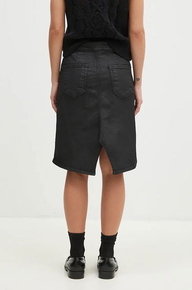 Krila Rick Owens A-Line Mini Skirt Črna | DS02D2340.SBW, 0
