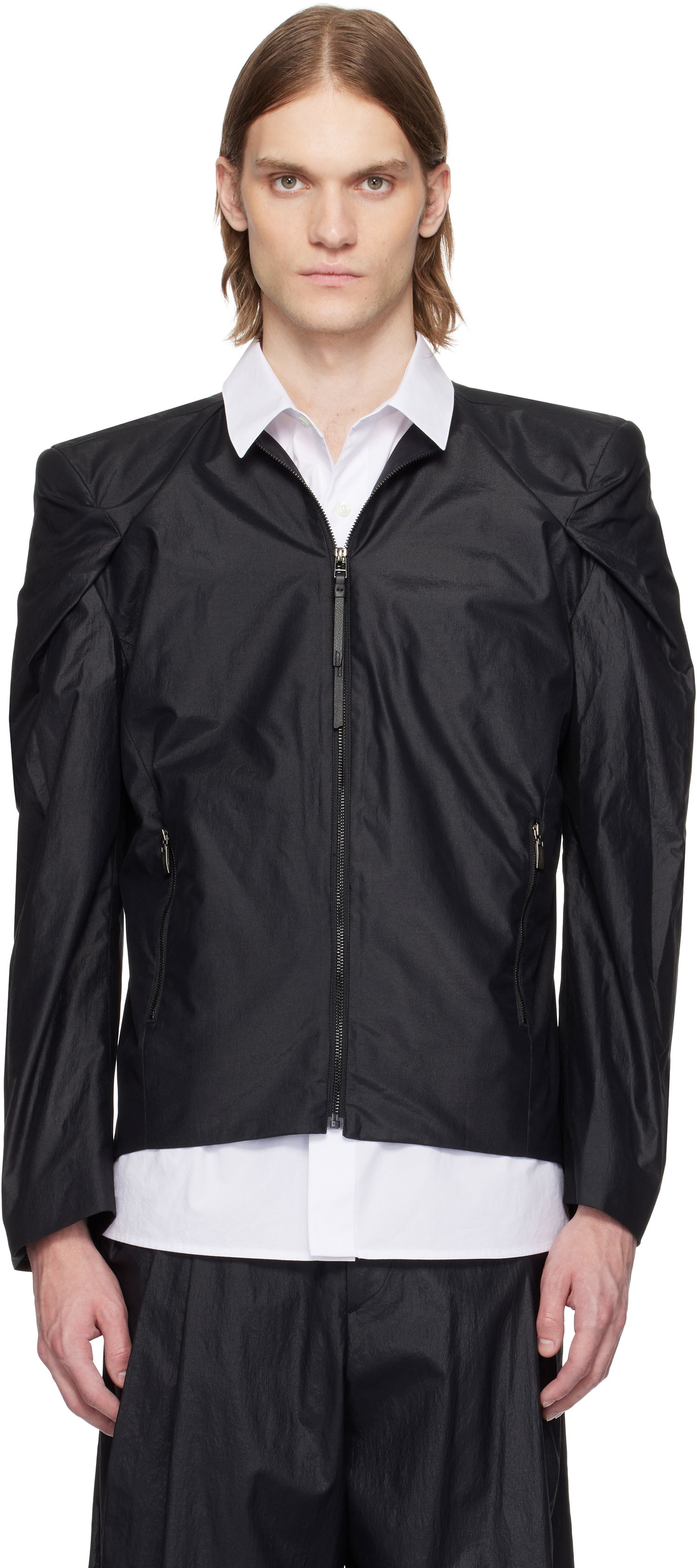 Bomber jakna ADER ERROR ADER error Product. 13 Zip-Up Jacket Črna | BO01SSJK0106BK, 0