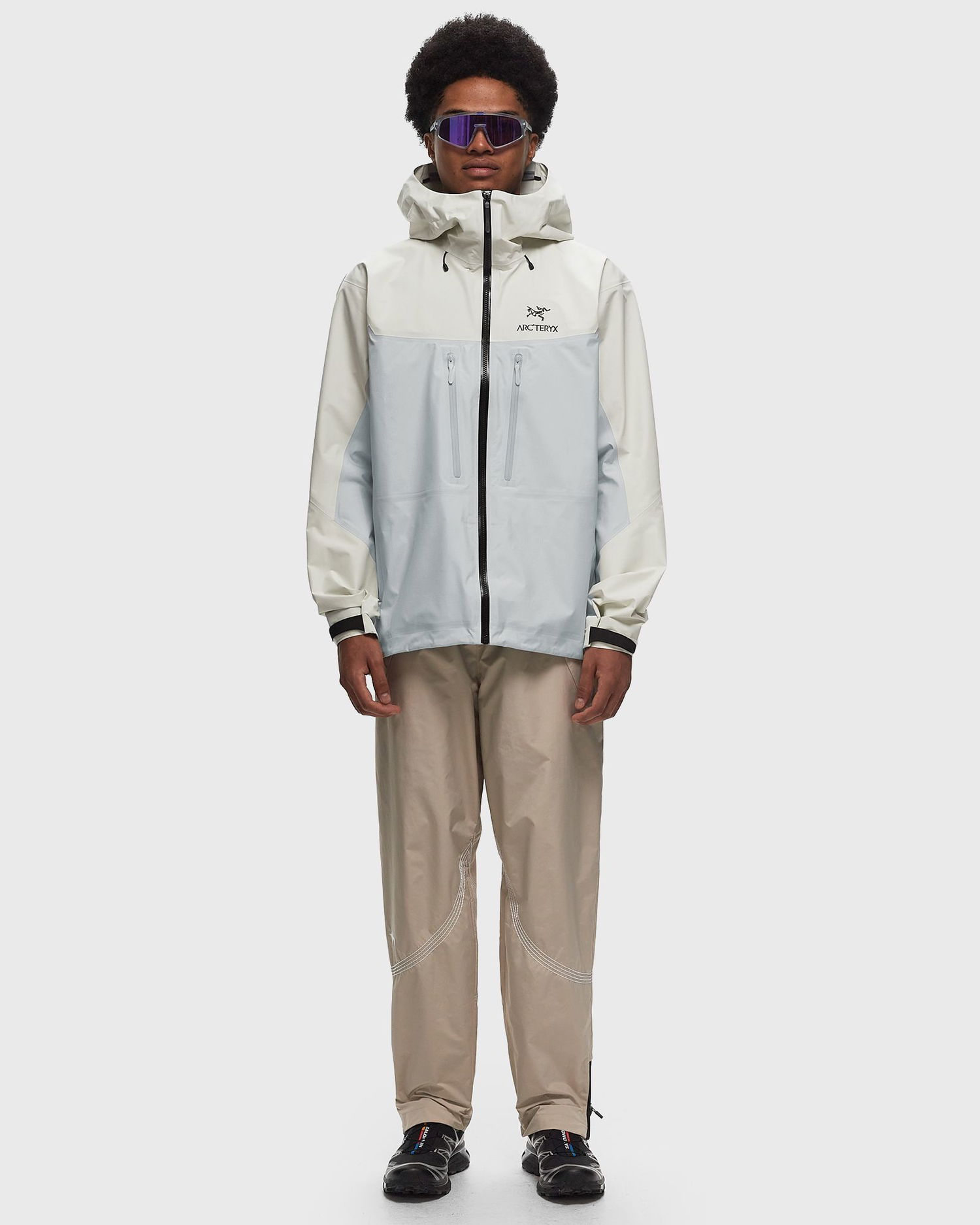 Vetrovka Arcteryx Alpha Shell Jacket XL Bela | X000006454-ARCTICSILK-SOLITUDE, 1