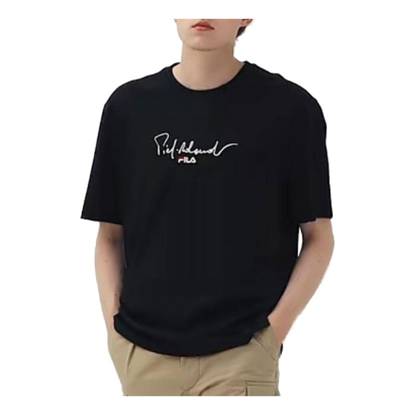 Majica FILA Sports Breathable Knit Short Sleeve T-Shirt Črna | F11M118102F-BK