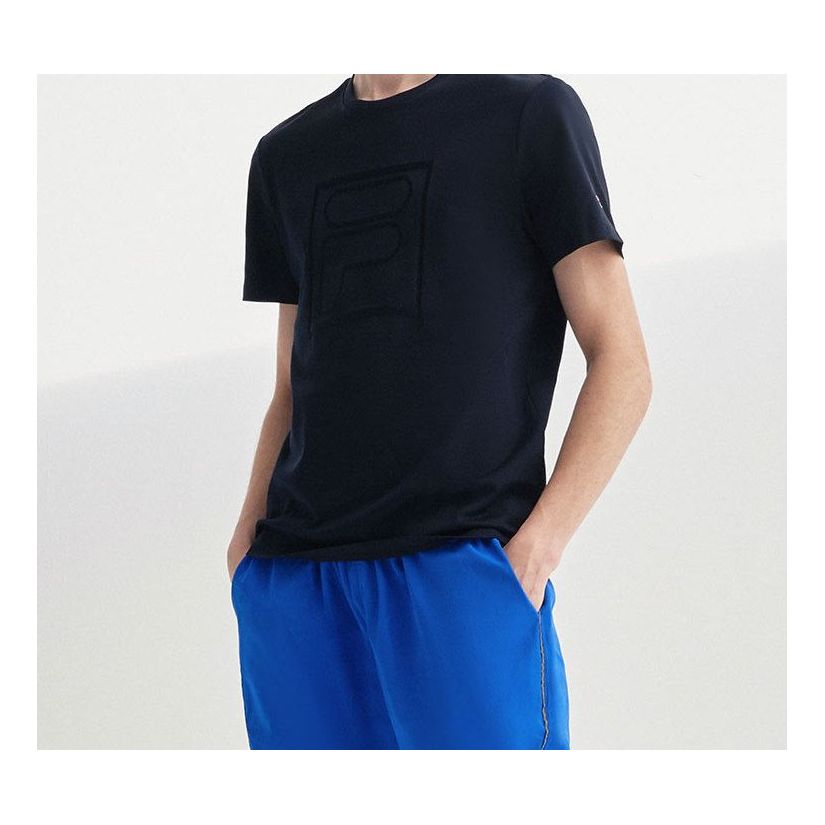 Majica FILA Men's Embroidered Logo T-Shirt Mornarica | F11M028159F-NV