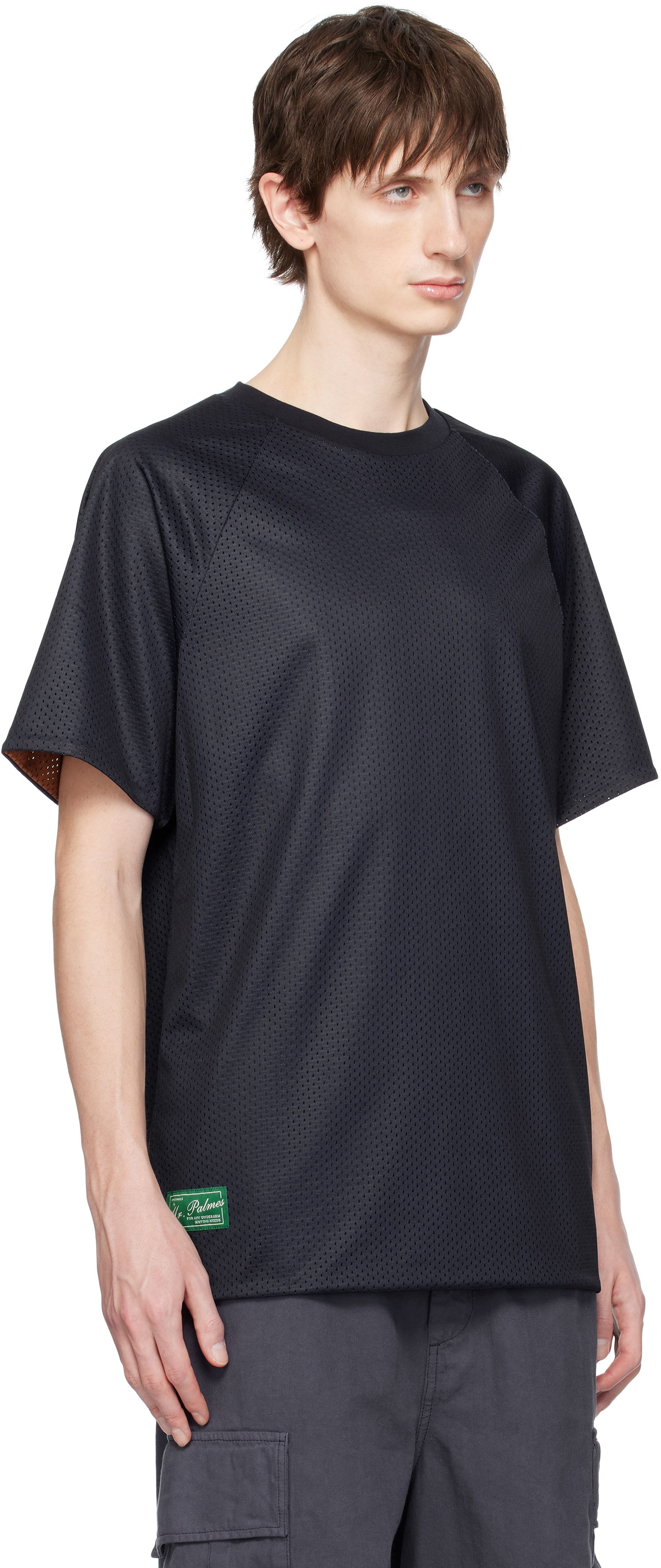 Majica Palmes Palmes Mesh Double Reversible T-Shirt Črna | P10-0043-660, 1