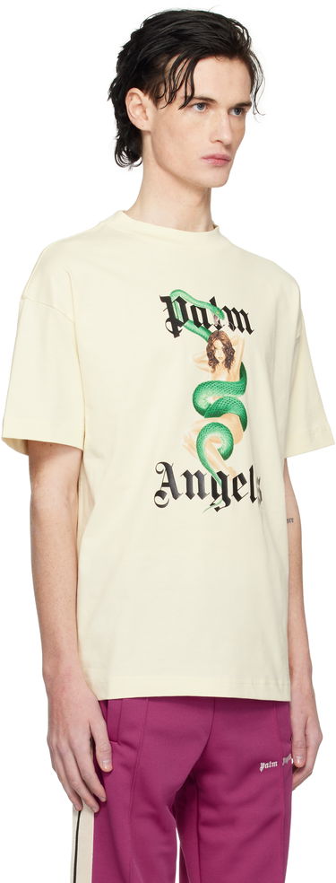 Majica Palm Angels Pin Up Graphic Print T-Shirt Rumena | PMAA001S25JER0070B10, 1