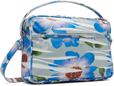 Torba za čez ramo Acne Studios Acne Studios Camero Floral-Print Camera Bag Modra | A10433-, 2