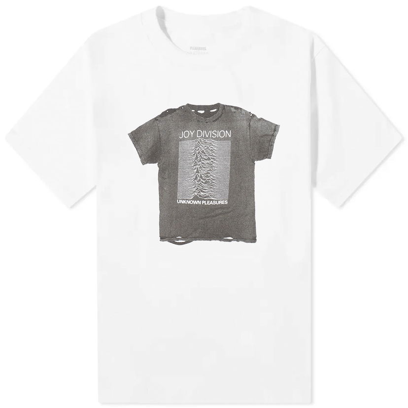 Majica Pleasures Broken In T-Shirt Bela | P24JD016-WHITE