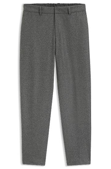 Hlače BOSS Formal Trousers Performance Flannel Siva | 50551541