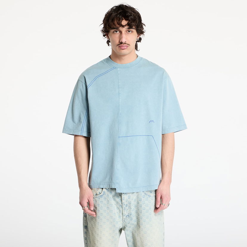 Majica A-COLD-WALL* A-COLD-WALL* Oblique T-Shirt Modra | ACWMTS208 Grey-Green/ Olive Grey
