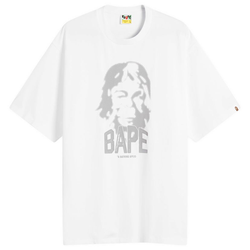 Majica BAPE BAPE Graphic Tee Bela | 001TEL801335M-WHT