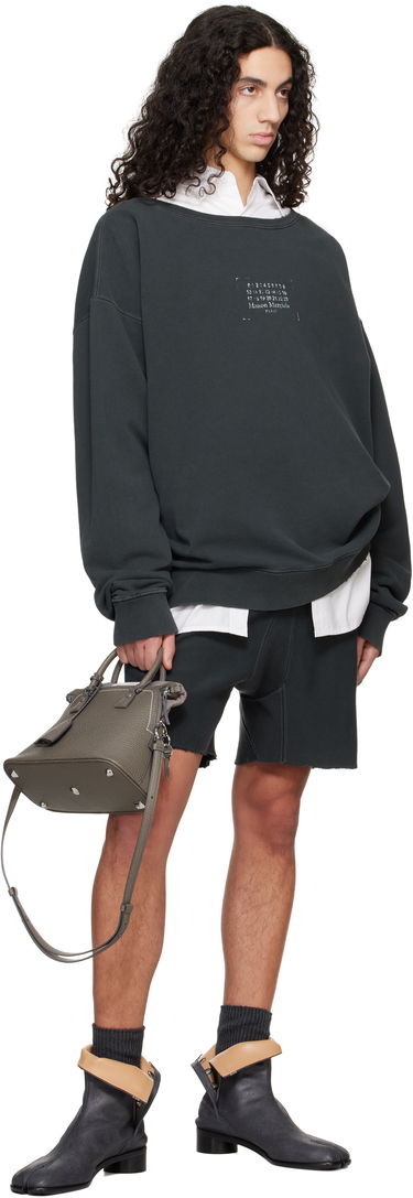 Pulover Maison Margiela Maison Margiela Stamp Logo Sweatshirt Siva | S50GU0235 M25019, 4