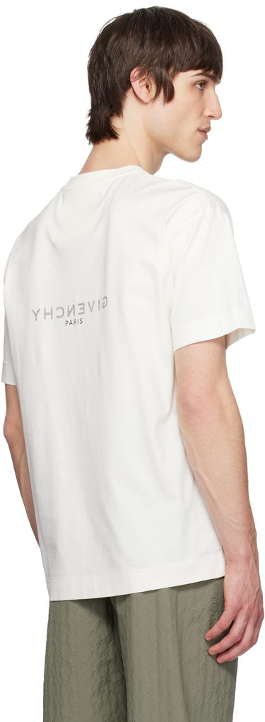 Majica Givenchy Givenchy Reverse Logo T-Shirt Bela | BM71MG3YQJ130, 2