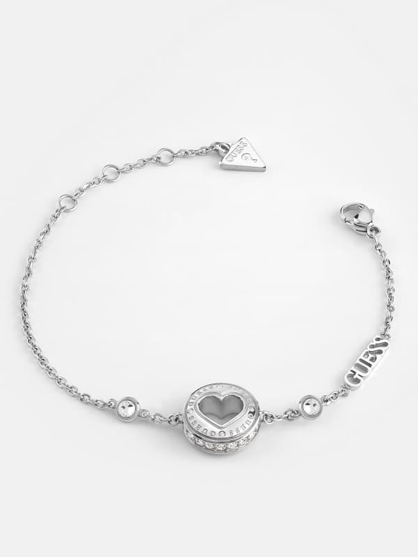 Zapestnica GUESS “Rolling Hearts” Bracelet Kovinski | JUBB03344JW, 0
